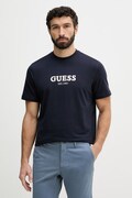 Guess t-shirt basic męski bawełniany granatowy M6GI16 K3032