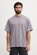 The North Face t-shirt damski bawełniany Essential Simple Dome fioletowy NF0A8EVWG7O1