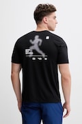 The North Face t-shirt treningowy męski BITMAP czarny NF0A8FTUJK31