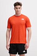 The North Face t-shirt treningowy męski PENTADOME EMBOSSED pomarańczowy NF0A8G87G6L1