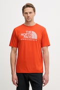 The North Face tričko pánske LOGO GRAPHIC oranžové NF0A8BEJG6L1