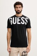 Guess t-shirt męski bawełniany czarny F6GI01 J1314