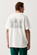 adidas Originals férfi pamut póló bézs LE6044