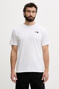 The North Face t-shirt męski z bawełną VERTICAL biały NF0A8GV1FN41