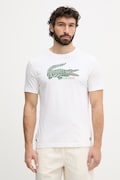 Lacoste T-shirt ανδρικό με βαμβάκι μπεζ TH0338