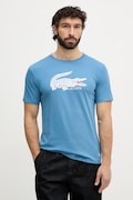 Lacoste T-shirt męski z bawełną niebieski TH0338