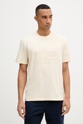 Lacoste T-shirt męski bawełniany beżowy TH1427