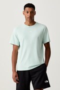 The North Face T-shirt basic męski bawełniany Essential Center Logo turkusowy NF0A8GQEG701