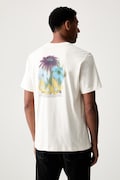 The North Face T-shirt męski bawełniany 1966 FLORA beżowy NF0A8GB2QLI1