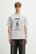 Neighborhood T-shirt męski bawełniany szary 261PCNH.ST08