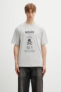 Neighborhood T-shirt męski bawełniany szary 261PCNH.ST08