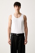 MM6 Maison Margiela top męski biały MJD350020
