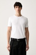 MM6 Maison Margiela T-shirt męski z bawełną biały MJM200020