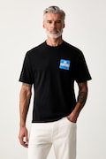 United Colors of Benetton футболка чоловіча бавовняна чорна 3MI5U10C8