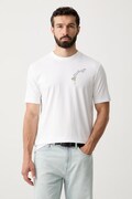 United Colors of Benetton T-shirt męski bawełniany biały 38ZZU10CA