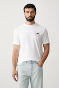 United Colors of Benetton T-shirt męski bawełniany biały 38ZZU10CA