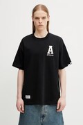 AAPE T-shirt bawełniany męski czarny AAPTEM1847XXQ