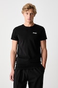 Palm Angels T-shirt basic damski bawełniany z elastanem czarny PLA1UMBTS01BI