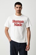 Human Made T-shirt bawełniany męski biały HM31TE014