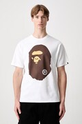A Bathing Ape Big Ape Head T-shirt bawełniany męski biały 001TEM301002M