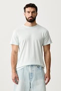 Trussardi T-shirt męski bawełniany turkusowy TRU26MTS01