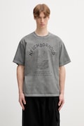 Neighborhood T-shirt bawełniany męski szary 261PCNH.ST11