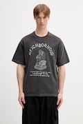 Neighborhood T-shirt bawełniany męski czarny 261PCNH.ST11