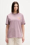 Barrow t-shirt bawełniany fioletowy S6BWUATH079