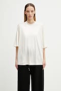 Rick Owens DRKSHDW Walrus T-shirt damski beżowy DS01F4201.JL