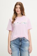 Converse t-shirt bawełniany x HELLO KITTY różowy CVM5T517