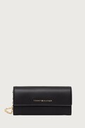 Tommy Hilfiger portfel damski z imitacji skóry czarny AW0AW19347