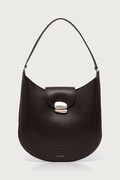 Calvin Klein torebka tote damska z imitacji skóry brązowa LV04F3865G