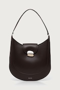 Calvin Klein torebka tote damska z imitacji skóry brązowa LV04F3865G