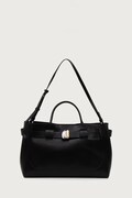 Calvin Klein torebka shopper damska z imitacji skóry czarna LV04F3866G