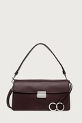 Marc O'Polo crossbody torbica ženska usnjena bordo 5000016289