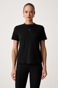 Calvin Klein T-shirt damski bawełniany czarny LV044J800G