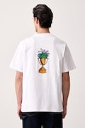 Les Deux T-shirt męski bawełniany biały 1002753