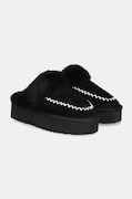 Answear Lab papuci din piele intoarsa culoarea negru