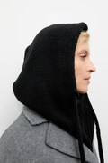 Answear.LAB kaptur z wełną merino kolor czarny