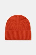 Answear.LAB czapka wełniana kolor pomarańczowy