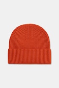 Answear.LAB czapka wełniana kolor pomarańczowy