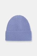 Answear.LAB czapka wełniana kolor niebieski