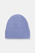 Answear.LAB czapka wełniana kolor niebieski