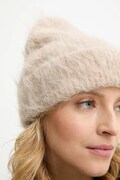 Answear.LAB czapka kaszmirowa kolor beżowy