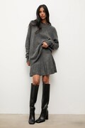 Answear.LAB sweter i spódnica damski kolor szary
