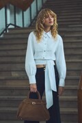 Answear.LAB koszula damska kolor biały relaxed z kołnierzykiem klasycznym