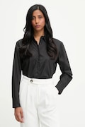 Answear.LAB camasa din bumbac culoarea negru, cu guler clasic, regular
