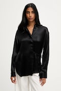 Answear.LAB camasa culoarea negru, cu guler clasic, relaxed