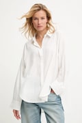 Košile Answear.LAB dámská, bílá barva, relaxed, s klasickým límcem
