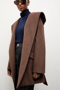 Answear.LAB palton de lana culoarea maro